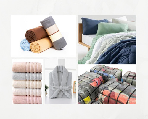 Fardo Ropa Cama Premium 10 Kg - Frazada, Plumon, Sabana, Etc (Usado)