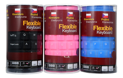 Teclado Usb De Silicone Flexível Para Laptop Ou Computador