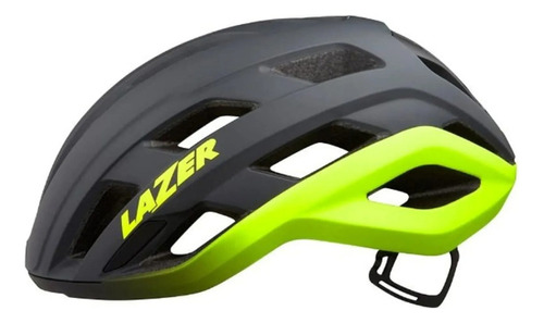 Capacete Ciclismo Lazer Strada Road Kineticore - Cores Cor Cinza/amarelo Tamanho P