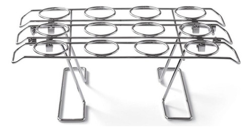 Soporte Para Hornear Cucuruchos Y Masas En Cono Wilton Color Plateado