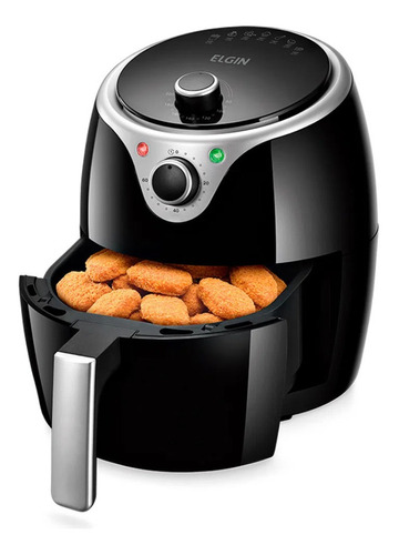 Fritadeira Elétrica Sem Óleo Airfryer Elgin Flash Fryer 127v Cor Preto