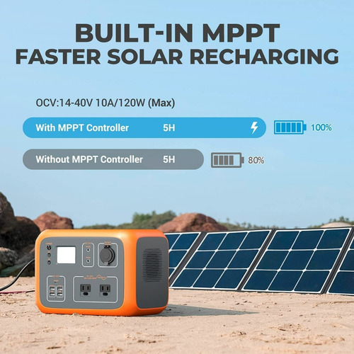 Imagen 6 de 7 de Generador Solar Ac50s Bluetti Batería De Litio Para Camping