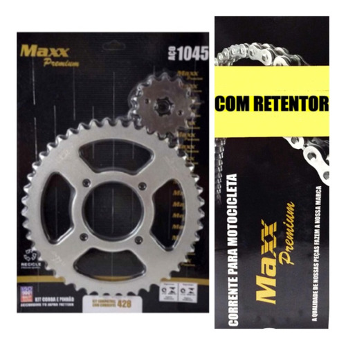 Kit Relação Factor 125 428u Com Retentor Maxx 2671