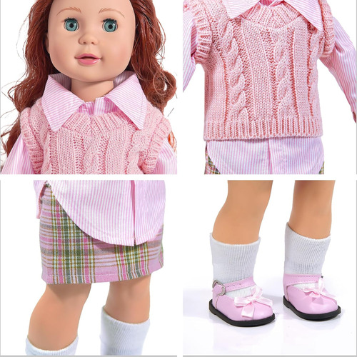 Ropa Y Accesorios Para Muñecas De 18 Pulgadas: Maleta De Via