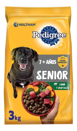 Alimento Pedigree Vida Plena senior 7 + años para perro senior todos los tamaños sabor mix en bolsa de 3 kg