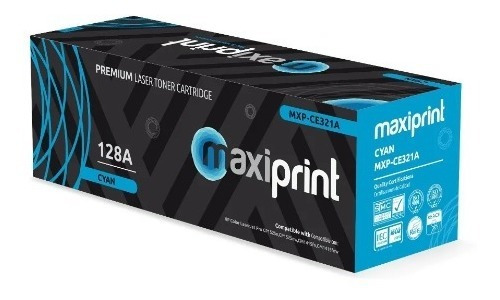 Cartucho Toner Compatible Hp 128a Ce321a Cyan Maxiprint  