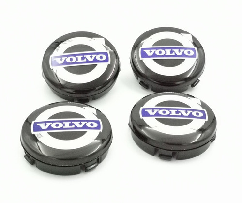 4 Tapas Para Rin Volvo C30 C70 S40 S60 S80 V50 V60 V70 64mm