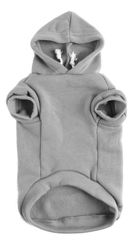 Sudadera Hoodie Con Capucha Para Perro Gato Ropa Gris Xxxl