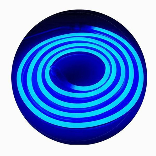 Rollo de cinta LED azul neón de 127 V con 10 metros y 1 controlador