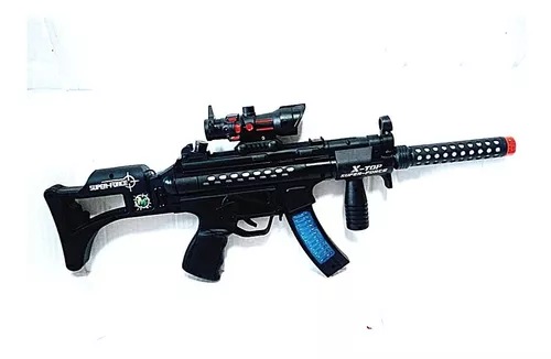 Metralhadora Fuzil M16 Som E Luz Militar Arma 52cm - SF Combat -  Brincadeiras de Faz de Conta - Magazine Luiza