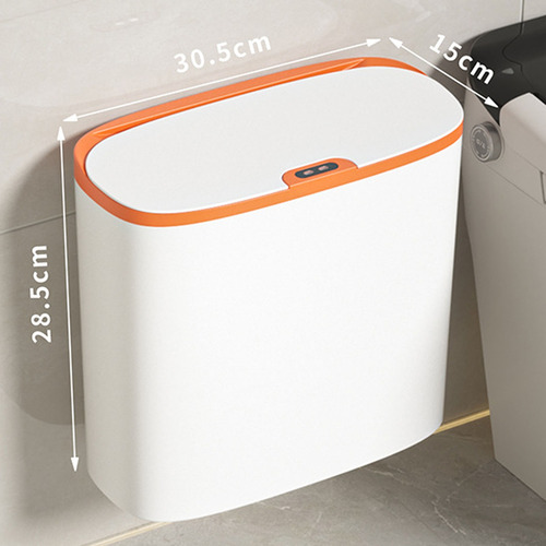 Cubo De Basura Automático Con Sensor Para Baño, 12l .