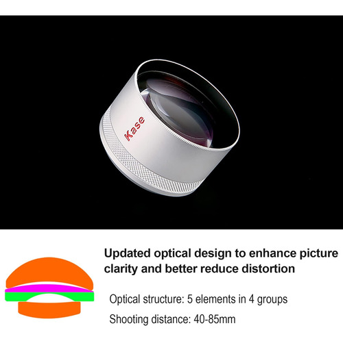Lente Kase Master Macro Para iPhone Y Samsung Android