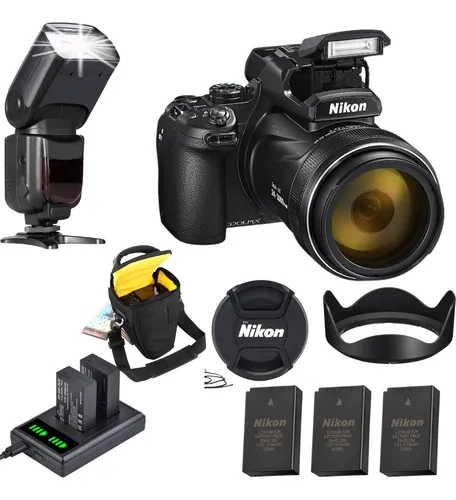Camera Nikon Coolpix P1000 - Preto | Parcelamento sem juros