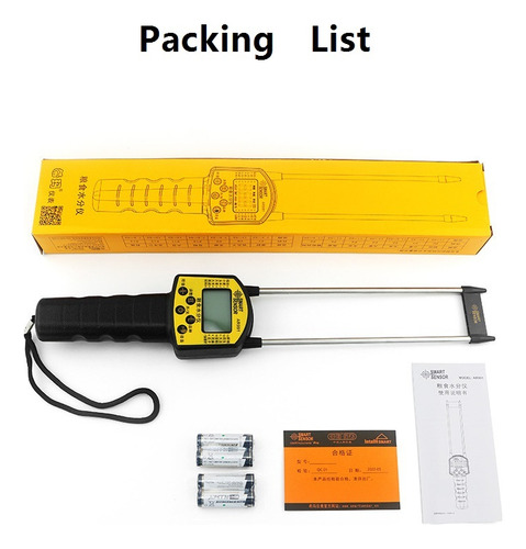 Medidor De Humedad De Grano Ar991 Digital Lcd Para 14 Tipos