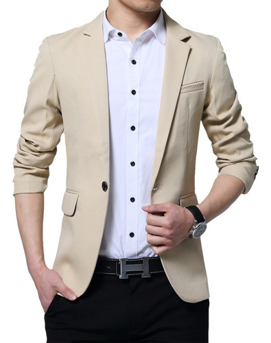 Blazer Trajes Sacos Casual Estilo Coreana Para Caballeros