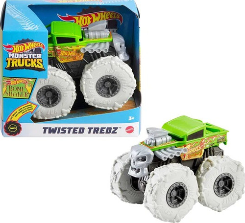 Hot Wheels Monster Trucks Escala 1:24 Gvk37 Twisted Tredz