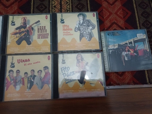 Lote X 9 Cds De Rock Nacional E Internacional  Ver Descripci