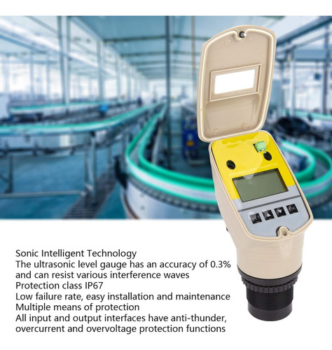 Medidor Nivel Ultrasonico Impermeable Sensor Nivel Agua