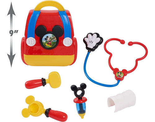 Mickey Mouse Mochila Doctor /set De Doctora