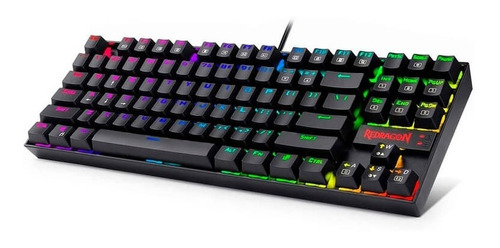 Teclado Mecánico Kumara K552 Rojo Rgb Switch Azul Garantizad