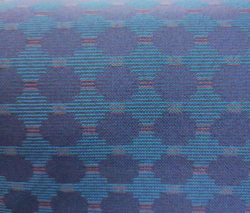 Material Tecido Banco Palio Edx 97/98 Desenhado Rombo Azul 