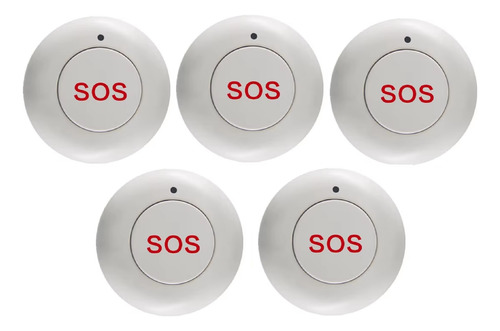 Botón Emergencia S.o.s Pánico Pacientes 5 Unidades 433mhz