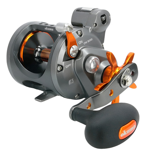 Carrete De Pesca Reel Contador De Línea Cw 303d Mano Derecha