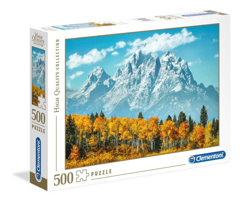 Puzzle 500pz Grand Teton In Fall 35034 - Clementoni