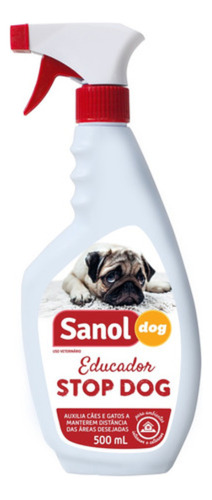 Educador Sanitário Pet Sanol Dog Stop Dog Cães Gatos 500 Ml