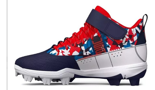 Taquetes/spikes Beisbol/softball Under Armour Harper 7 Azulm