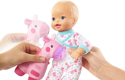 Imagen 3 de 5 de Muñeca Bebè Dulces Sueños Little Mommy Bebita Con Girafa