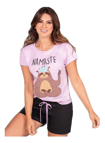Pijama Llamaste Multiuso Mujer Juvenil Short Sensual