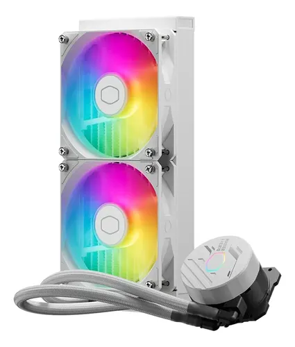 Water Cpu Cooler Master Masterliquid 240l Core Argb Blanco