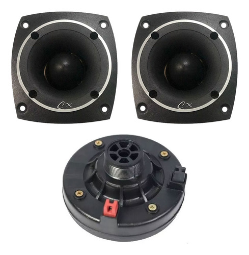 Kit 1 Driver + 2 Super Tweeter 150w 8 Ohms Promoção