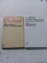 Comprar Libro Mir Curso Abreviado De Fisica Teorica 2 Tomos Landau