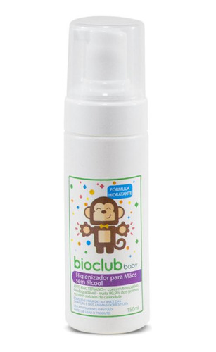 Bioclub Baby - Higienizador Para Mãos Sem Álcool 150ml