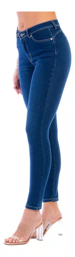 Pantalón Mezclilla Stretch Dama Opps Jeans Cintura Alta