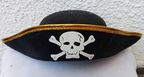 Gorro Negro Pirata.