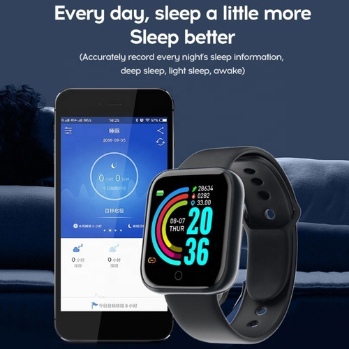 Imagen 7 de 9 de Reloj Inteligente Smartwatch Digital Mujer Hombre Bluetooth