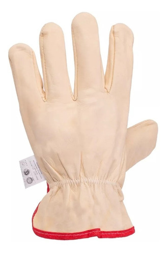 Imagen 3 de 8 de Guantes De Cuero Vaqueta Medio Paseo Par Premium
