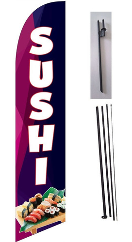 Sushi # 74 S Bandera Publicitaria 4.2 M