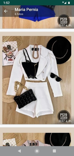 Hermoso Conjunto Short Y Blazer Importados