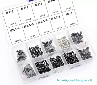 500pcs Laptop Notebook Computer Screw Kit Set For Ibm Hp Del