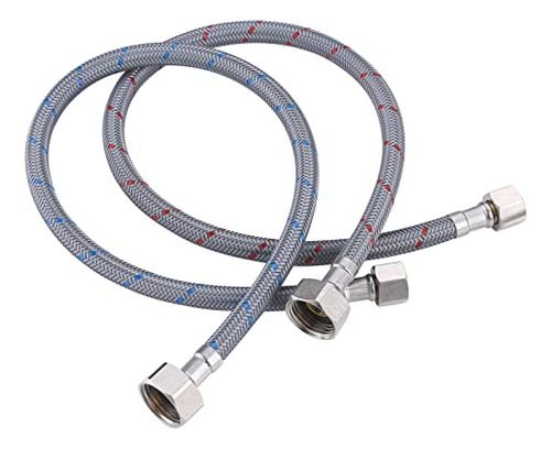 Líneas Suministro Grifo, 12 PuLG, Nailon, 3/8 PuLG X 1/2 Pul