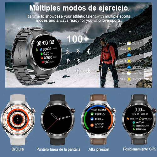 Nova Azúcar En Sangre Bt Llama Al Reloj Inteligente Nfc Gps