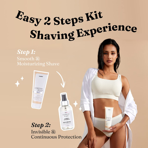 Kit De Afeitado Intimd Coochy Plus Sin Fragancia Con Crema H