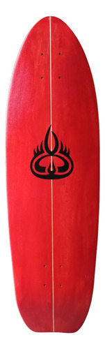 Tabla De Surfskate Camaron Brujo Red Maverik 33 X9.5 