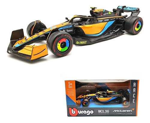 Burago Mclaren F1 Mcl36 #3 Daniel Ricciardo 1/43