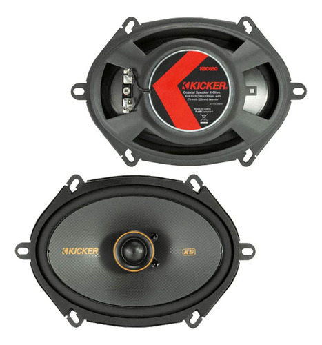 Kicker Altavoces Coaxiales De Audio Para Automvil Ksc680 De