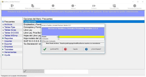 Software Para Liquidar Sueldos Y Jornales. Exporta A Libro Ley Digital (versión Demo)